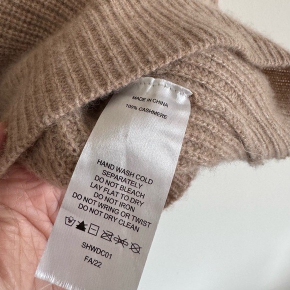 Quince | Mongolian Spring Cashmere Oversized Boyfriend Cardigan Sweater M - Picture 10 of 12